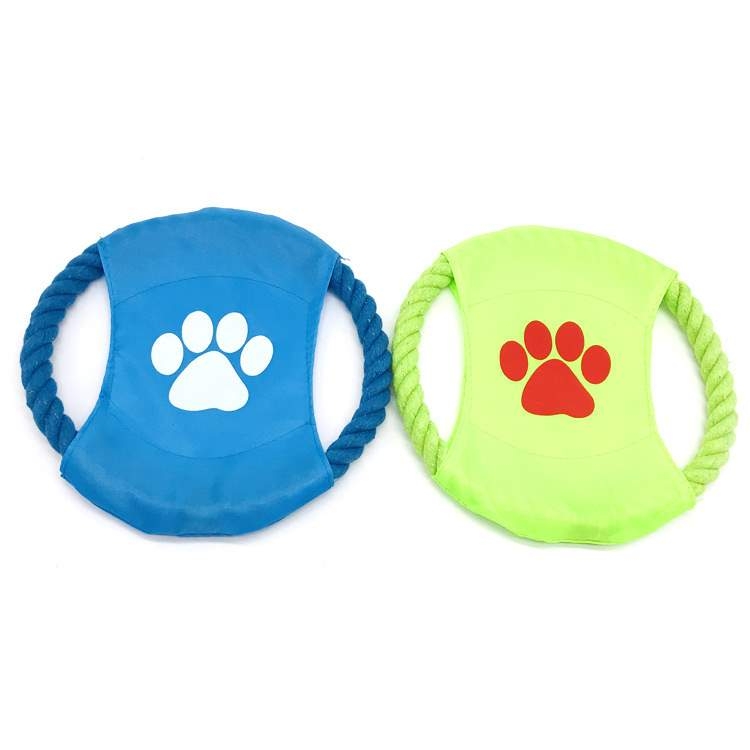 Cotton rope Frisbee dog toy
