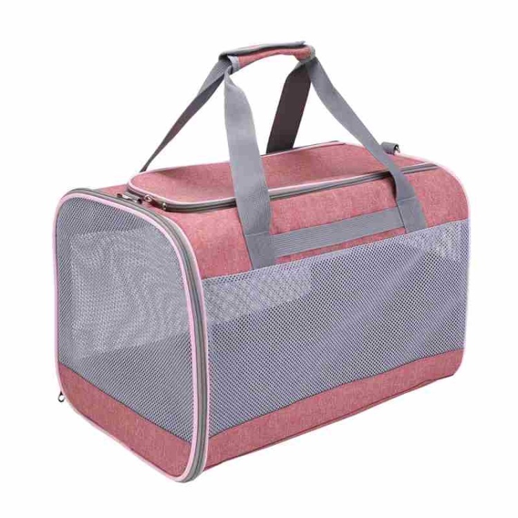 Black pink grey Portable Oxford Cloth Folding Breathable Shoulder Bag