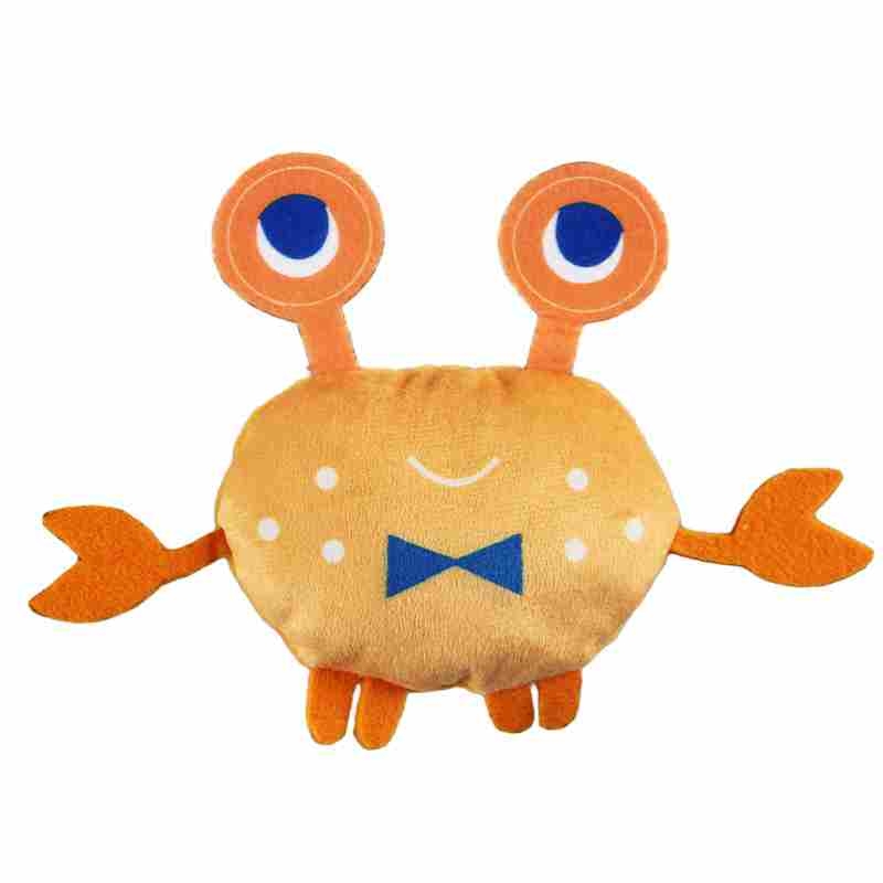Plush fabric Crayfish Crab shaped dog toy