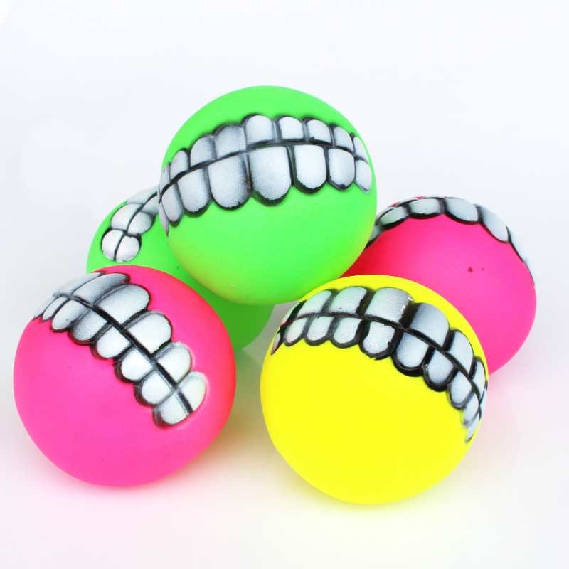 Tooth ball sounding toy