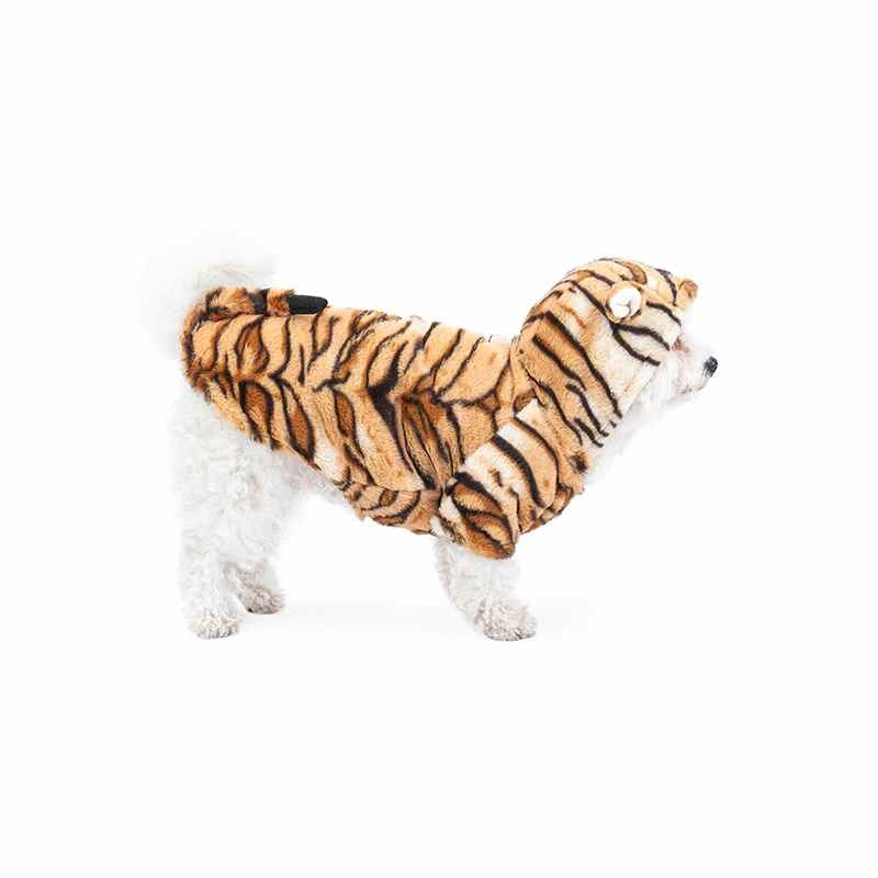 Winter tiger stripe style dog clothes