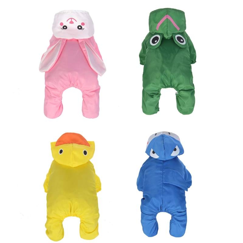 Polyester different animal shaped raincoat