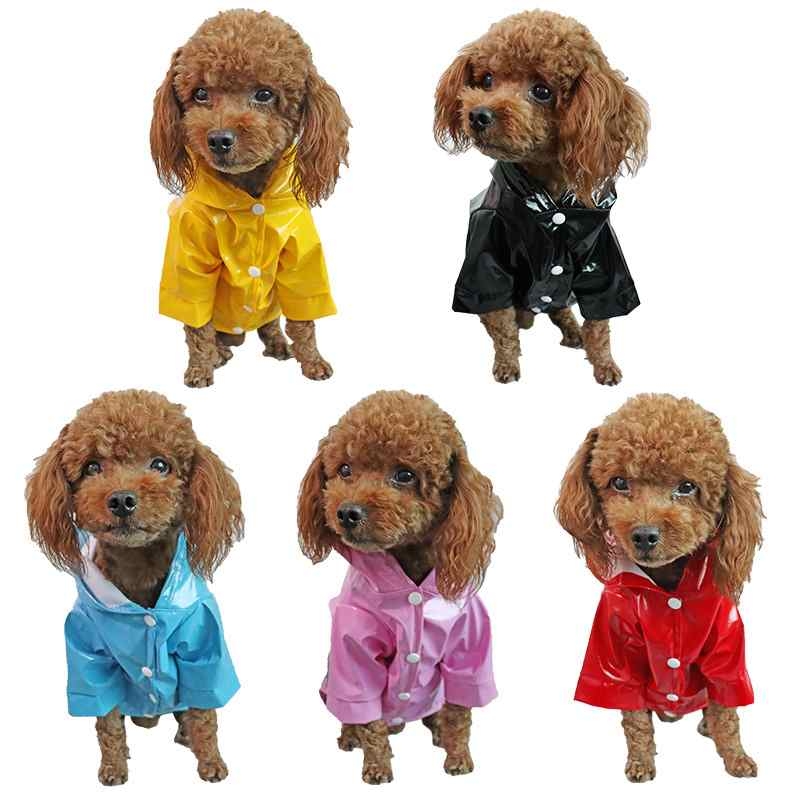 PU pet raincoat with Two reflective strips