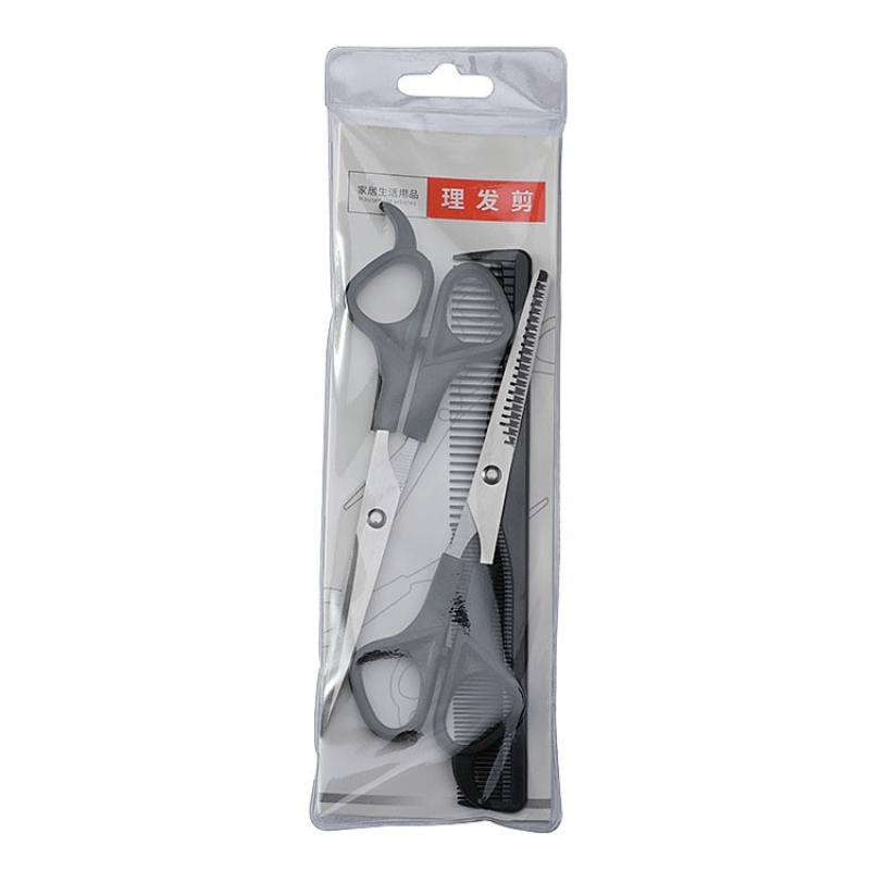 Black Tooth Scissors and tooth Scissors and comb in one set