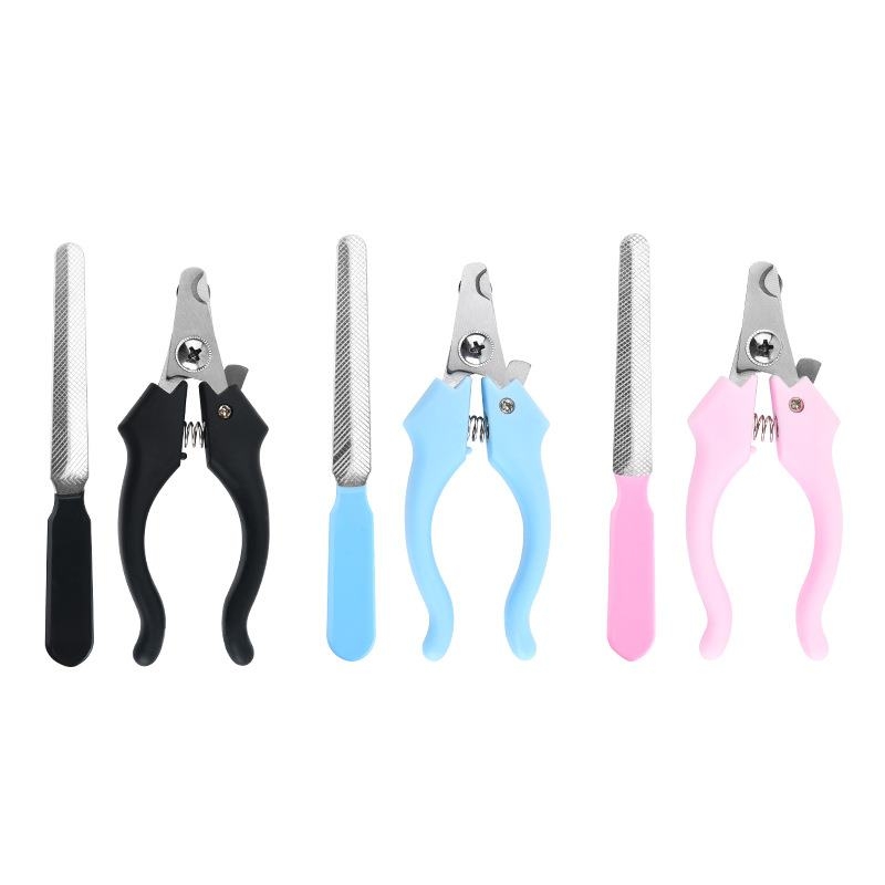 Gourd-shaped pet nail clippers with nail file