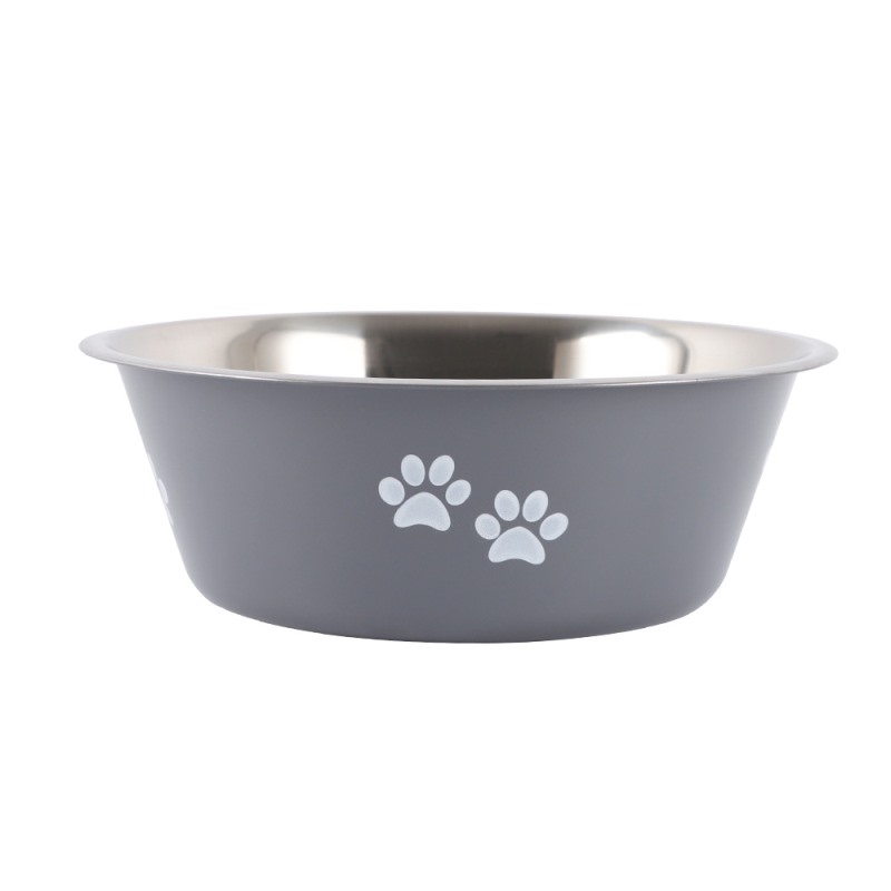 Stainless Steel Printed Pet Food Bowl