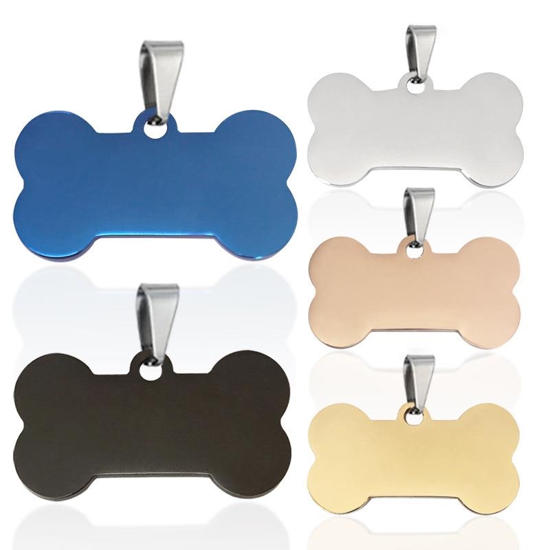 Stainless Steel Bone Shaped Pet Tag