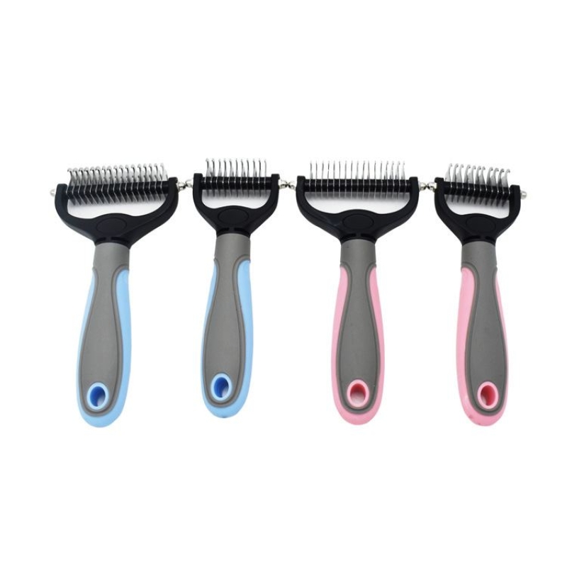 Stainless steel pet knot comb