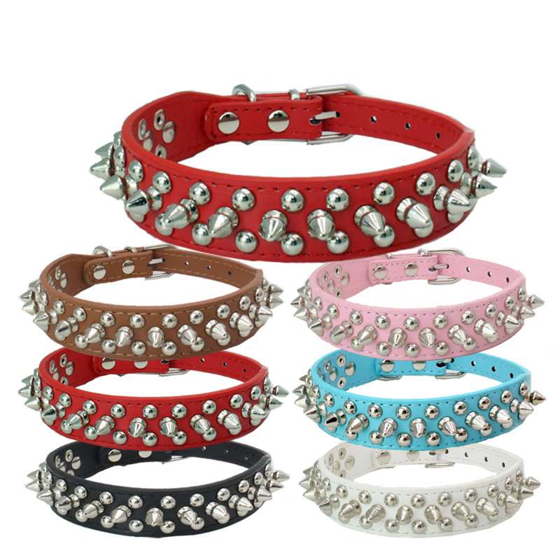 PU Anti-bite rivet pet collar