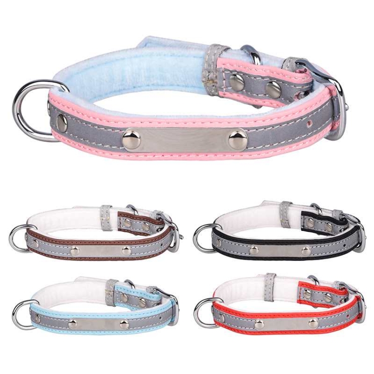 Microfiber five colour pet collar