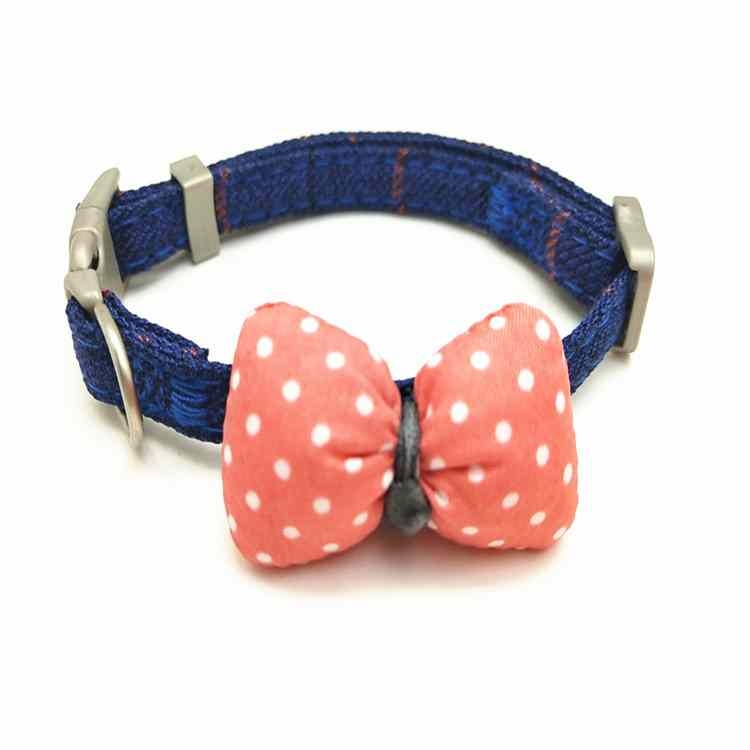 Cotton blue pink grey solid colour collar