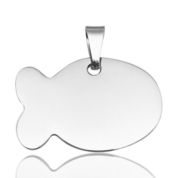 Fish shaped pet tag