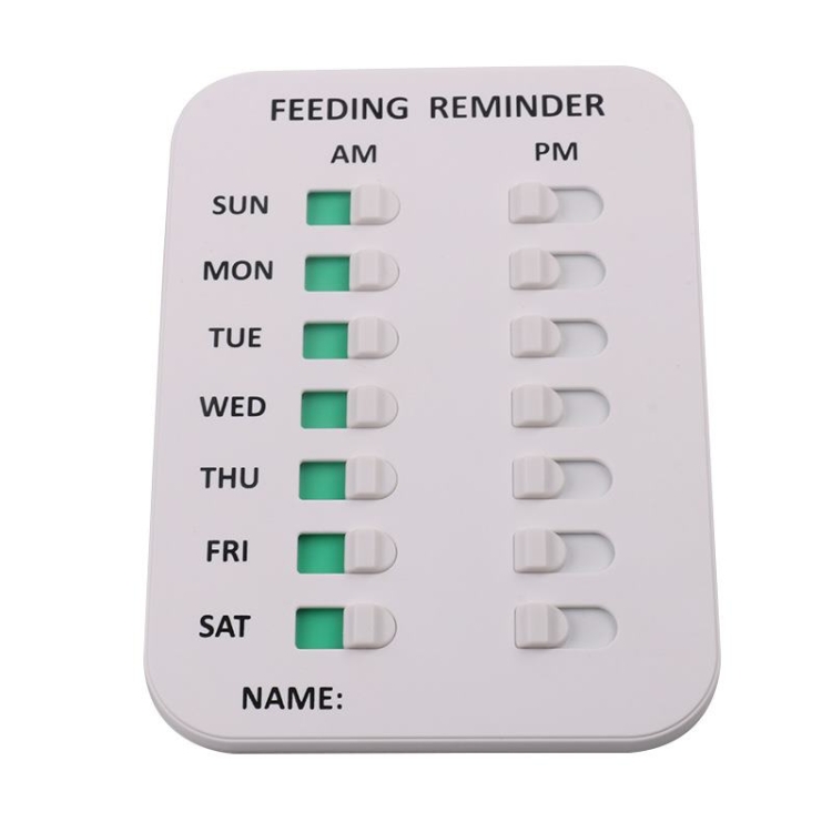 Feeding Reminder Pet Feeding Record Sign