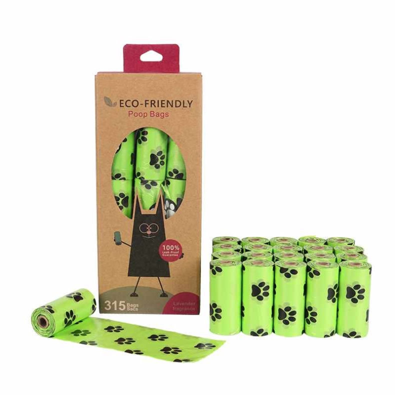 21 rolls degradable pet waste poop bag