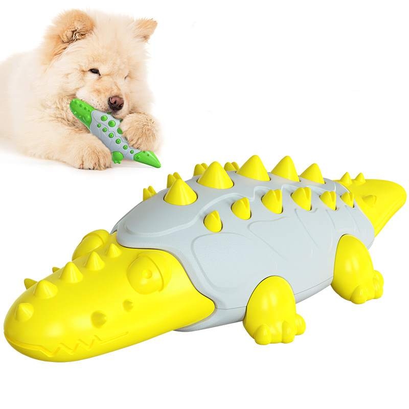 Crocodile shape dog toy