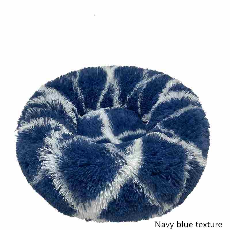 Round Plush Warm Pet Nest