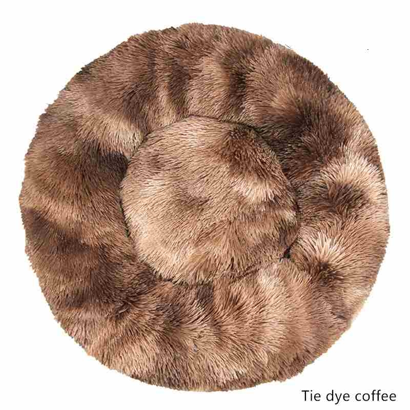 Round Plush Warm Pet Nest