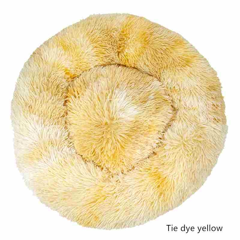 Round Plush Warm Pet Nest