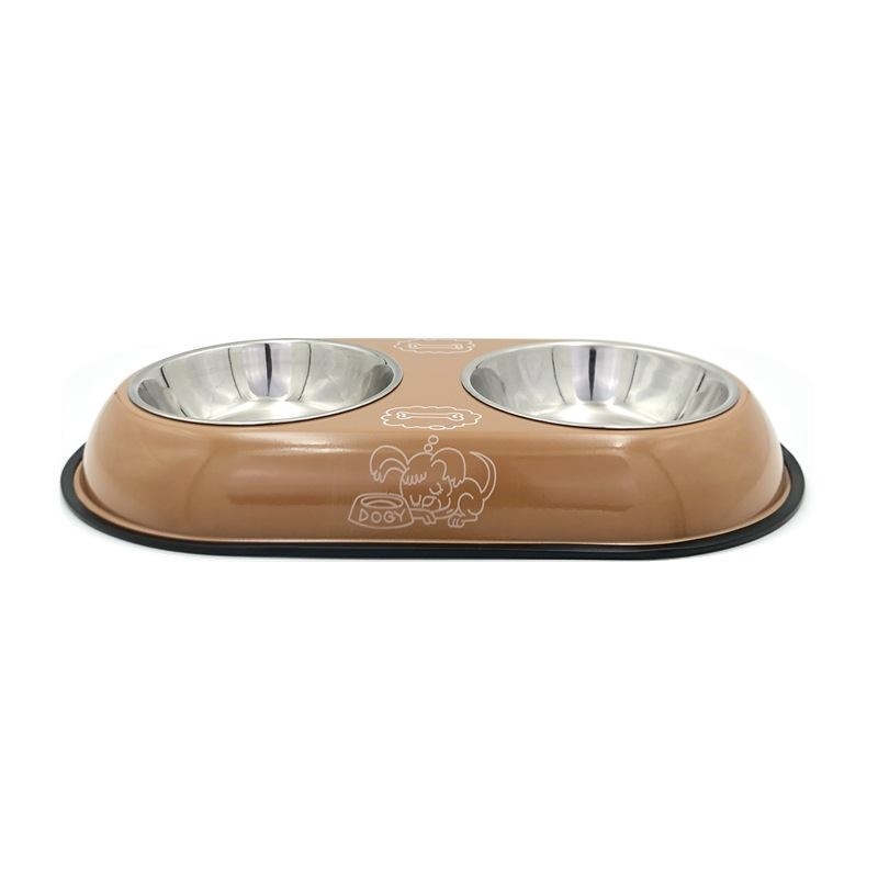 Anti-overturning cartoon pet bowl