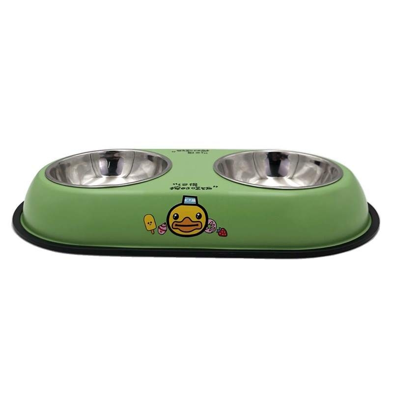 Anti-overturning cartoon pet bowl